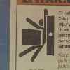 Warning pictogram from Genie snorkel-lift