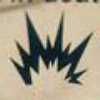 Warning pictogram from car battery compartment