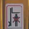 Warning pictogram from Wiggins forklift