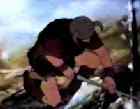 (still: Boromir and a big rock)