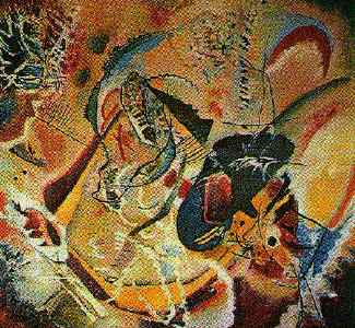 Improvisation 35 by Wassily Kandinsky, upside-down